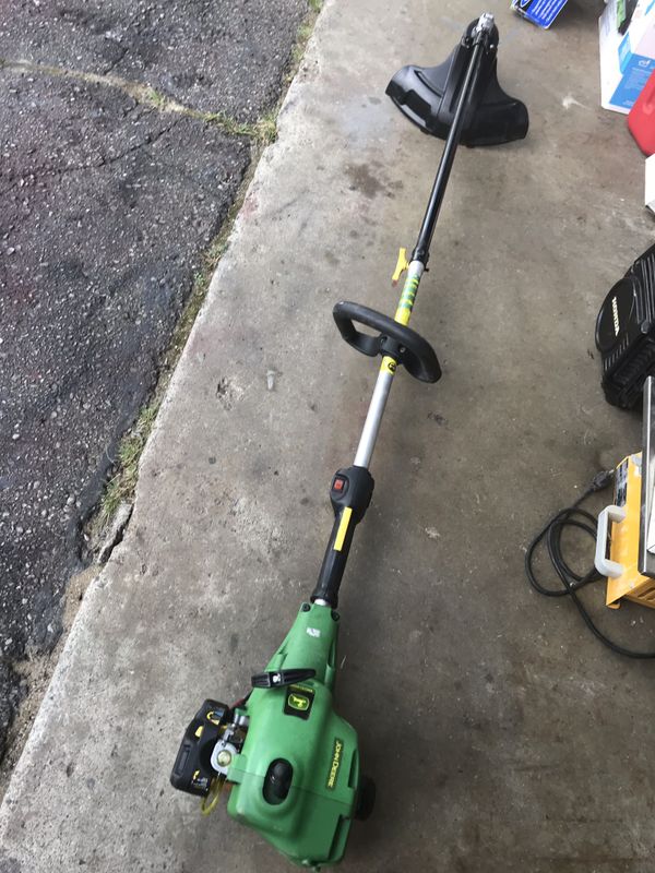 John do you heavy-duty gas weed trimmer split shaft other attachments