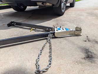 Cal-Hawk Adjustable Bumper-Mount Tow Bar