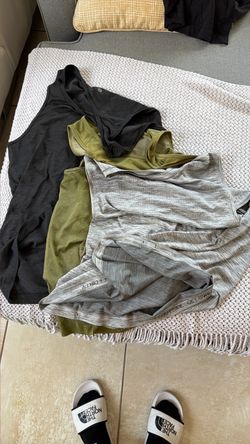 3 mens Lululemon Large  Tank Tops used