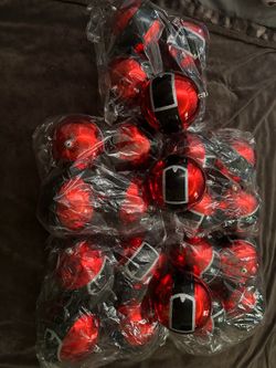 Christmas Santa Belt 24 Large Shatterproof Ornaments