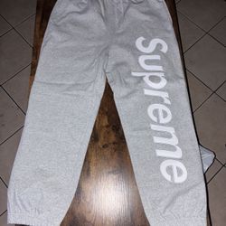 Supreme Gray Sweatpants