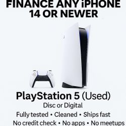PlayStation 5 Console (Disc or Digital) – Used | FREE w/ iPhone 14 or Newer Financing | Bundle Bonus Deal 