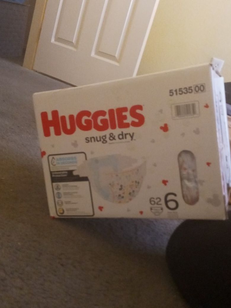 Brand New Unopened Box Of Diapers
