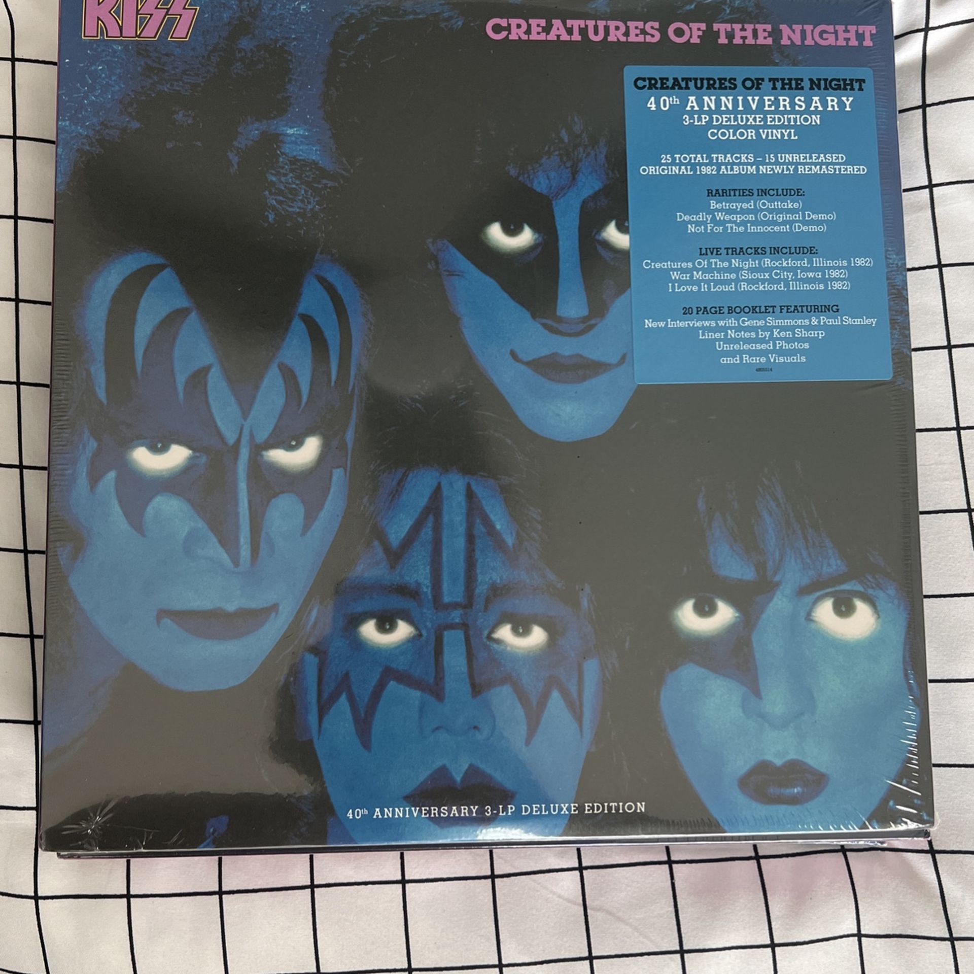 KISS creatures Of The Night 3 LP Limited Edition Vinyl