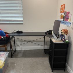 L shaped Gaming Desk