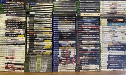 Nintendo PlayStation Xbox Games 5 Each