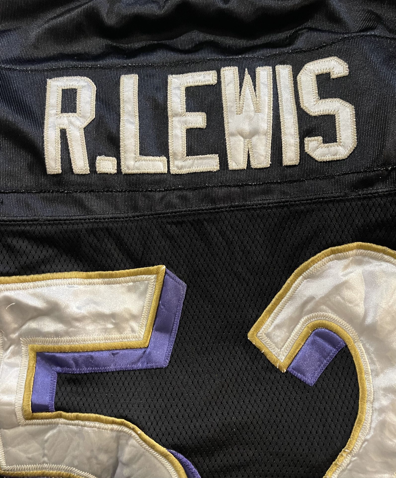 Reebok Ray Lewis 52 NFL Players Baltimore Ravens Black Patches Size 54 XXL  for Sale in Beaumont, TX - OfferUp