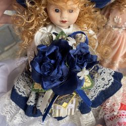 Vintage Porcelain Doll 