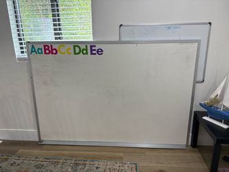 Large Whiteboard with Aluminum Frame