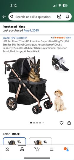 Medium Sized Dog Stroller