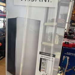 Vissani 7 cu. ft. Convertible Upright Freezer/Refrigerator in Stainless Steel Garage Ready