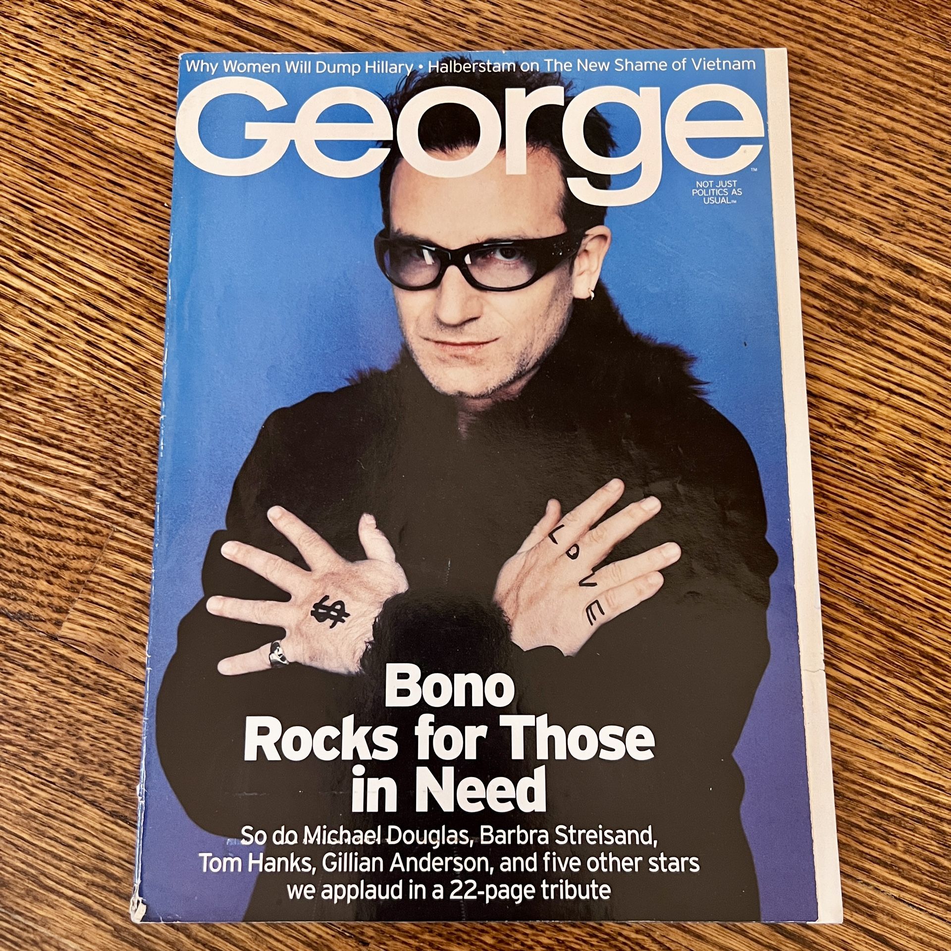 George Magazine - April 2000 - U2 Bono - 