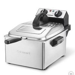 Cuisinart 4qt Deep Fryer - Stainless Steel - CDF-200P1: Electric Oil Fryer, 1800W, Silver, Includes Fry Basket