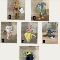 Tralalero Tralala Plush Keychains 