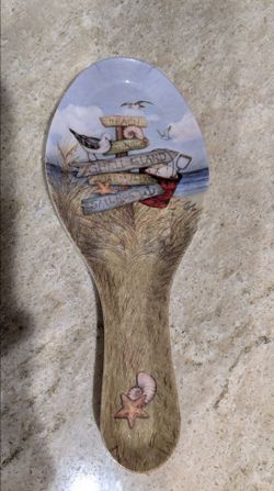 Kitchen Spoon Rest Beach Themed