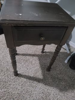 Wood Side Table
