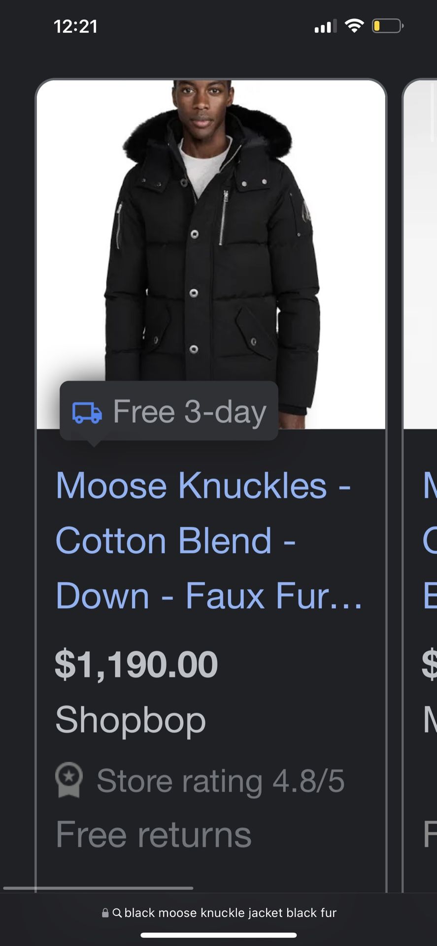 Moose Knuckle Fur Jacket 