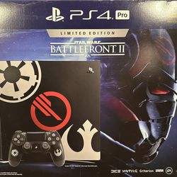 PS4 Pro Star Wars Battlefront II Limited Edition