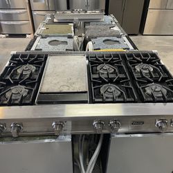 Viking 48” Gas Cooktop With Griddle