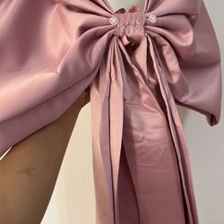 Amazon Pink dress with bow in the back 
