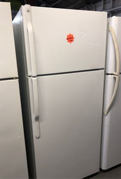 White refrigerator Ge