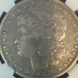 1889-O Morgan Silver Dollar: 