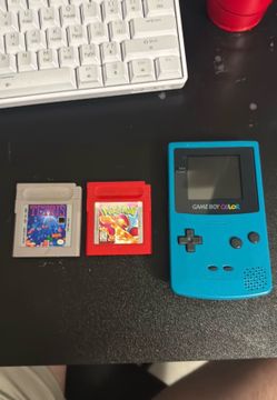 gameboy color, tetris gb, pokemon red gb