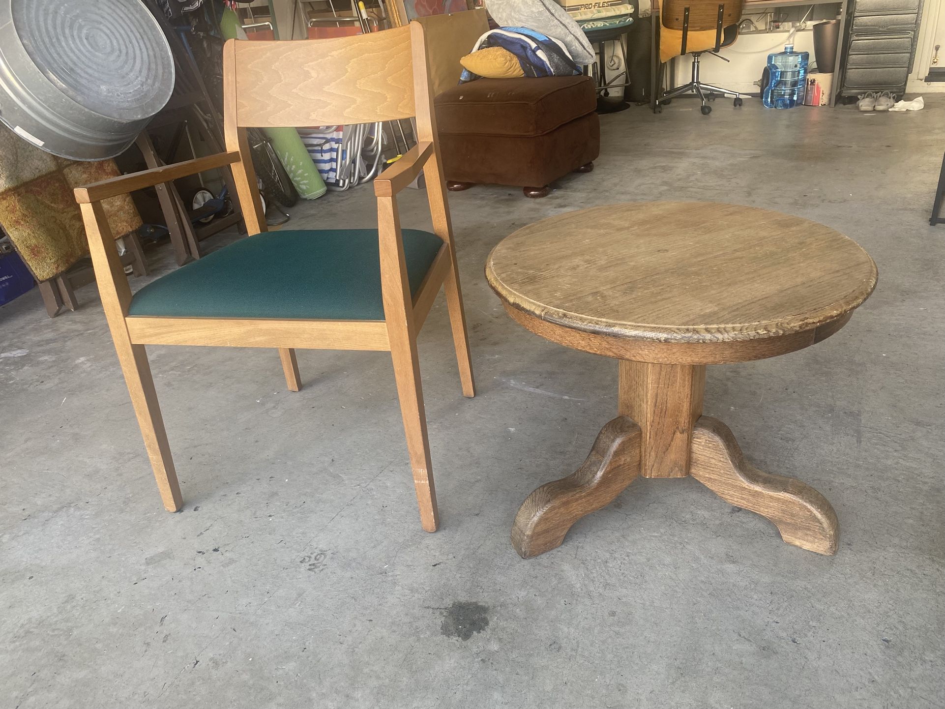 Vintage Table And Chair Home Furniture 