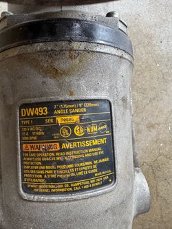 Dewalt grinder