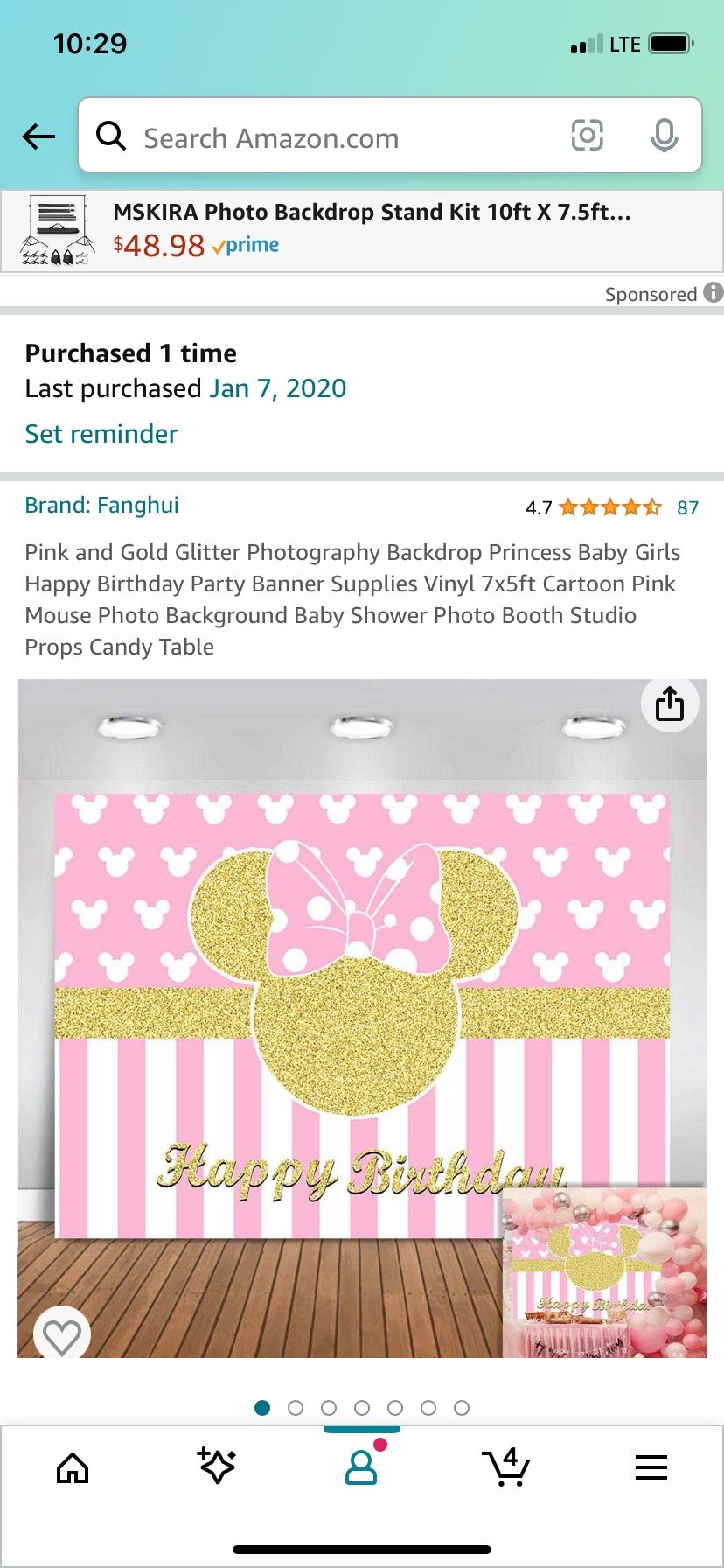 Party Backdrops 5x7