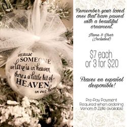 ❤❤ Memeorial Ornaments