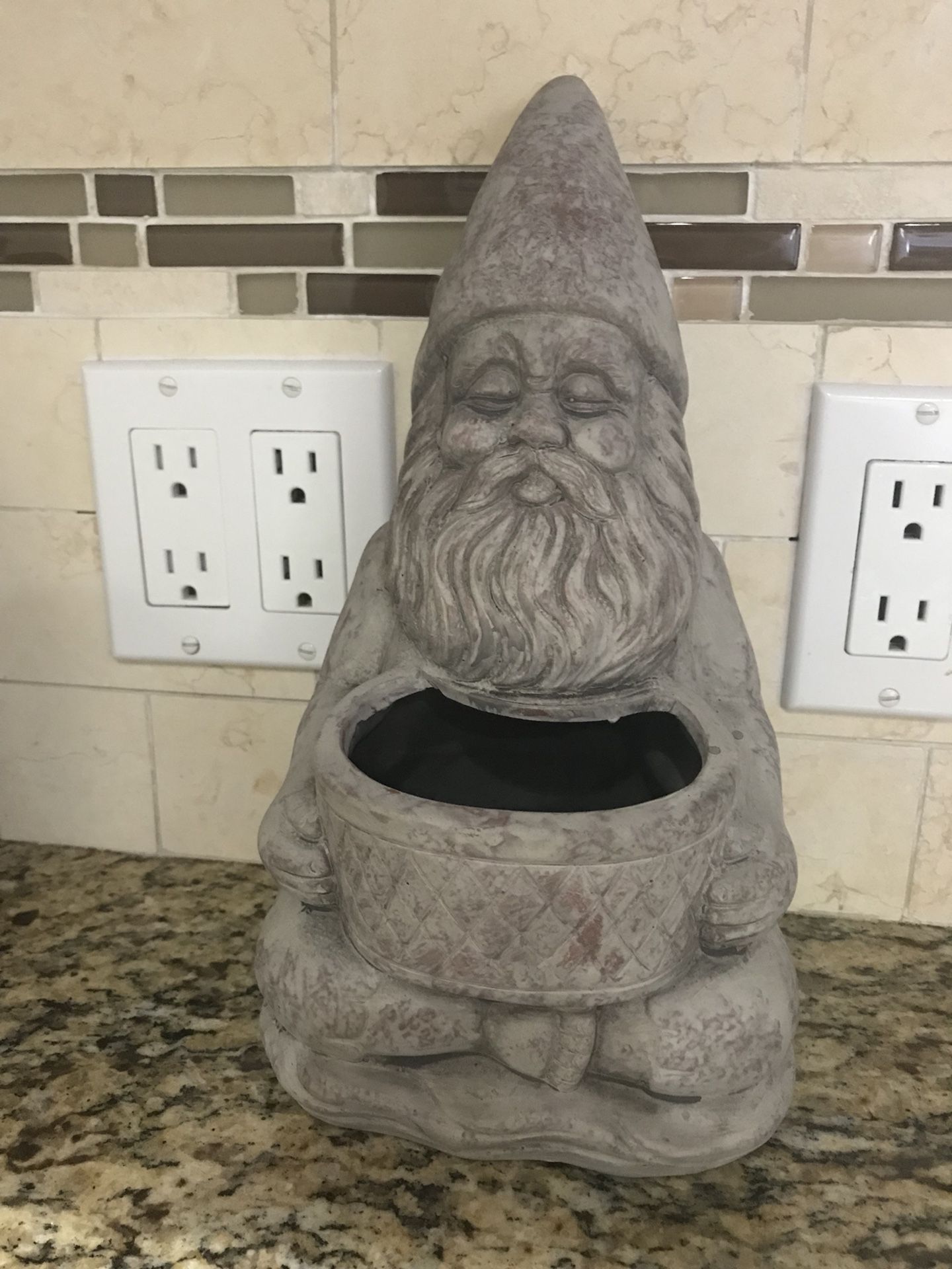 Clay gnome pot