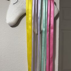 Unicornio Para Colgar Moños 