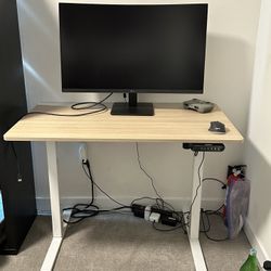 Standing Desk + Monitor  + Chair 