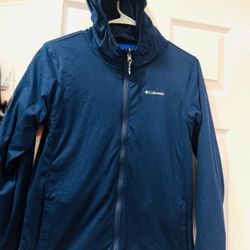 Columbia Reversible Windbreaker Jacket With Hood