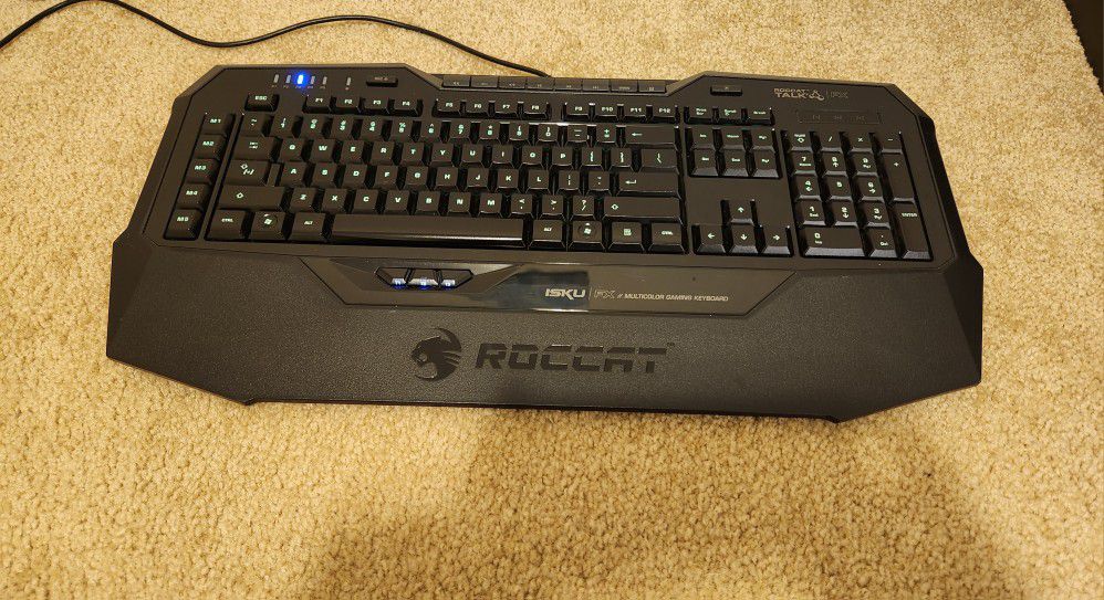 ROCCAT ISKU FX Multicolor Key Illuminated Gaming Keyboard 