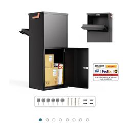 📦 Brand New Merapi Parcel Drop Box – Style 5 (Black)