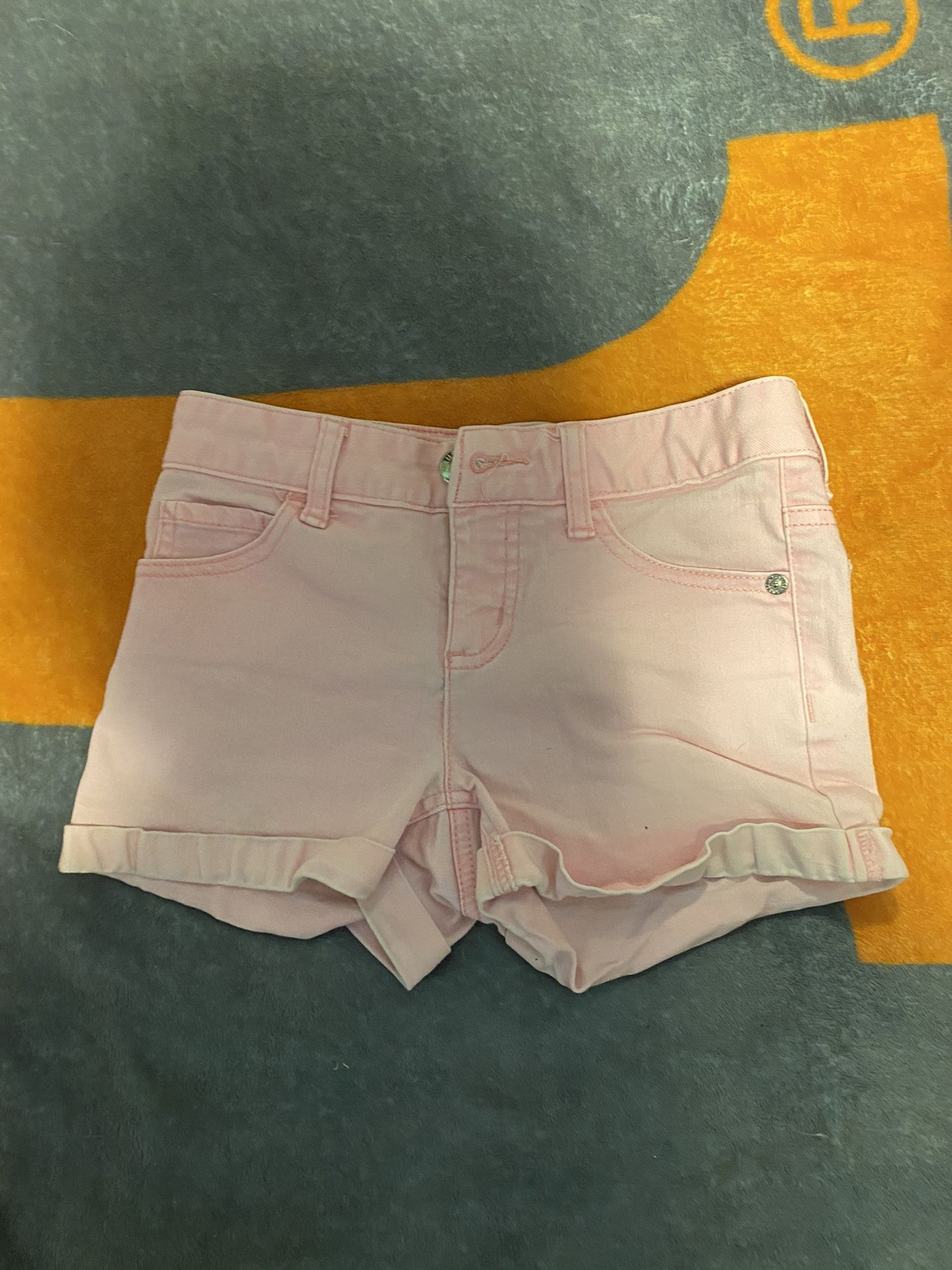 Justice Pink Stretch Jean Shorts