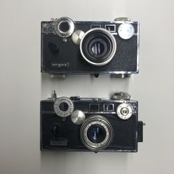 2 Vintage Argus Coated Cintar 50mm f/3.5 