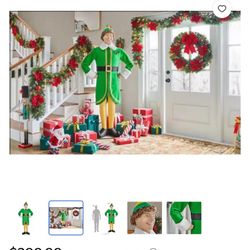 6.5 Ft. Animated Buddy the Elf Life Size Christmas I