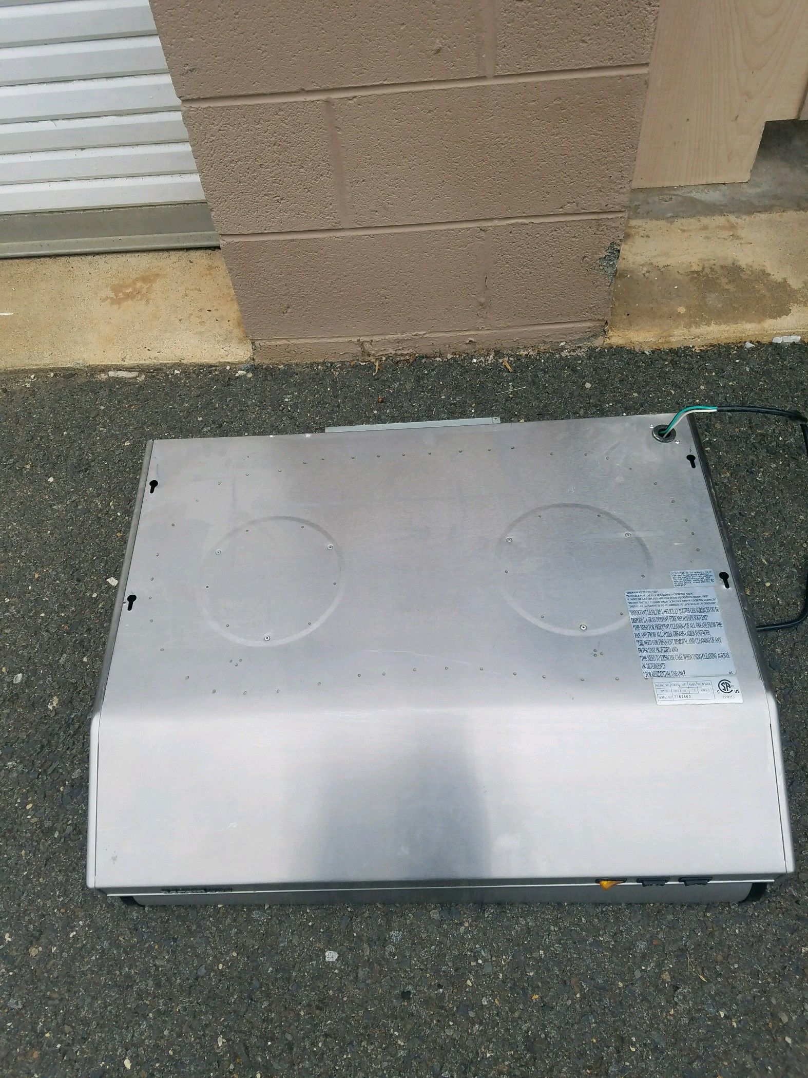 Exhaust fan 30"Wide