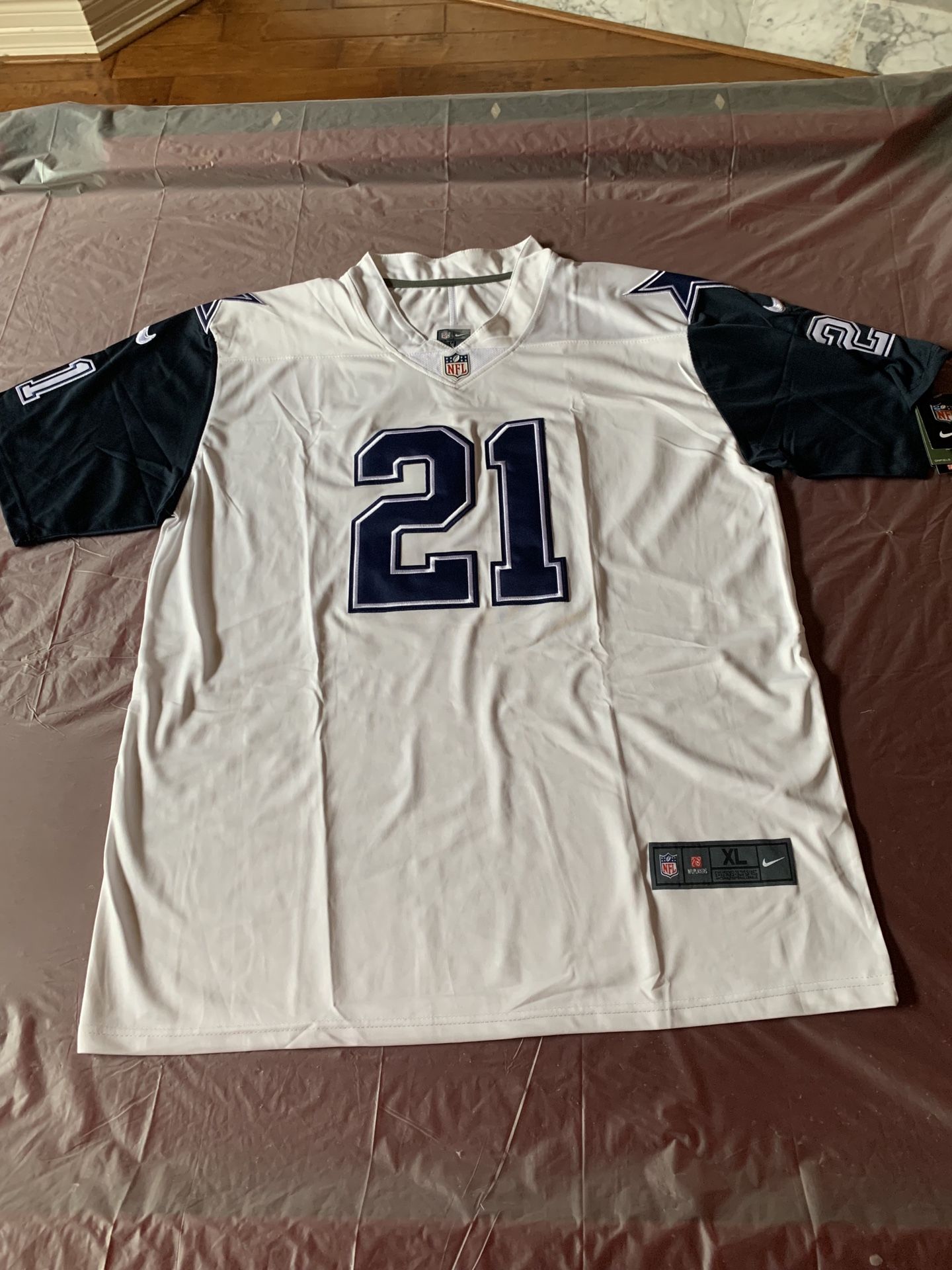 ZEKE!! Dallas Cowboys Color Rush Jersey S XXXL)