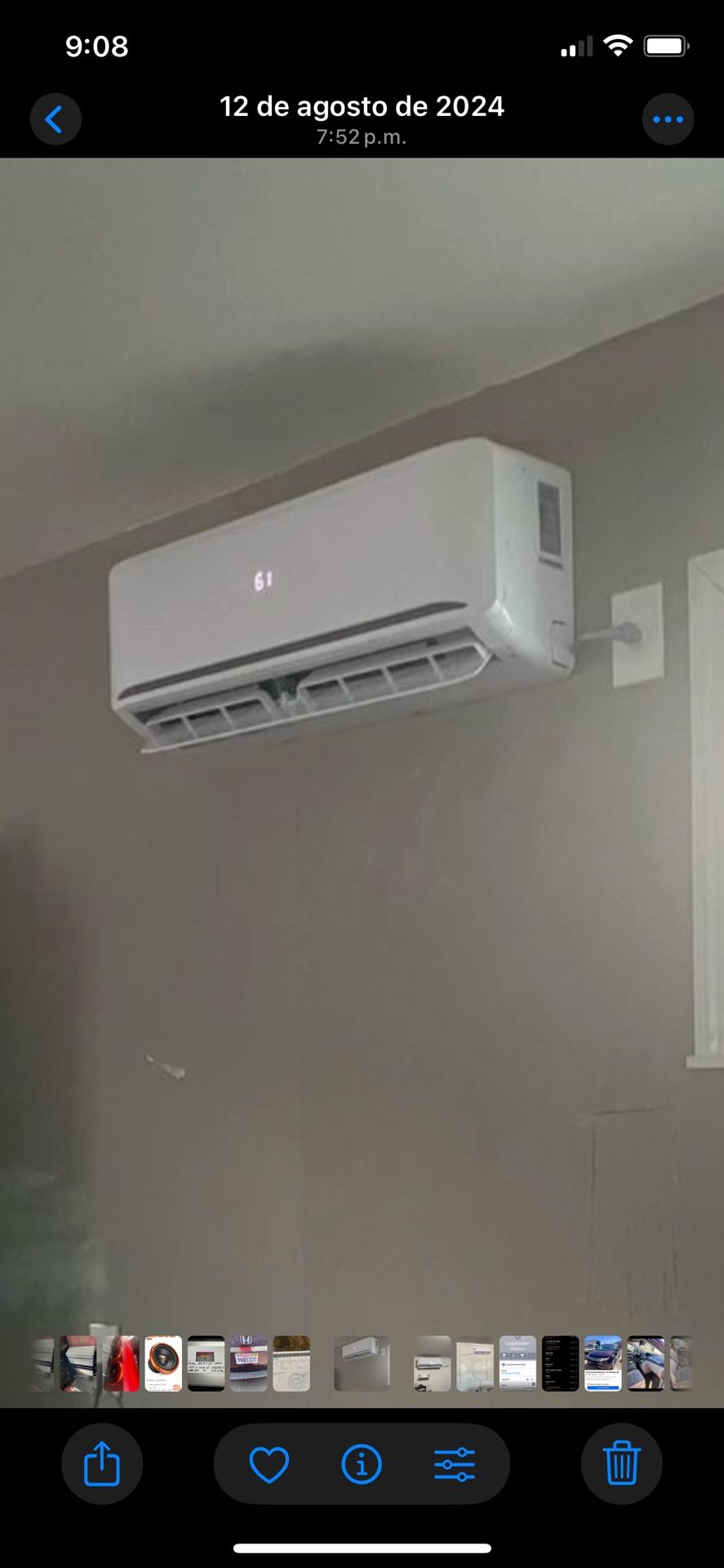 Minisplit Frío Y Caliente (ya Instalado)