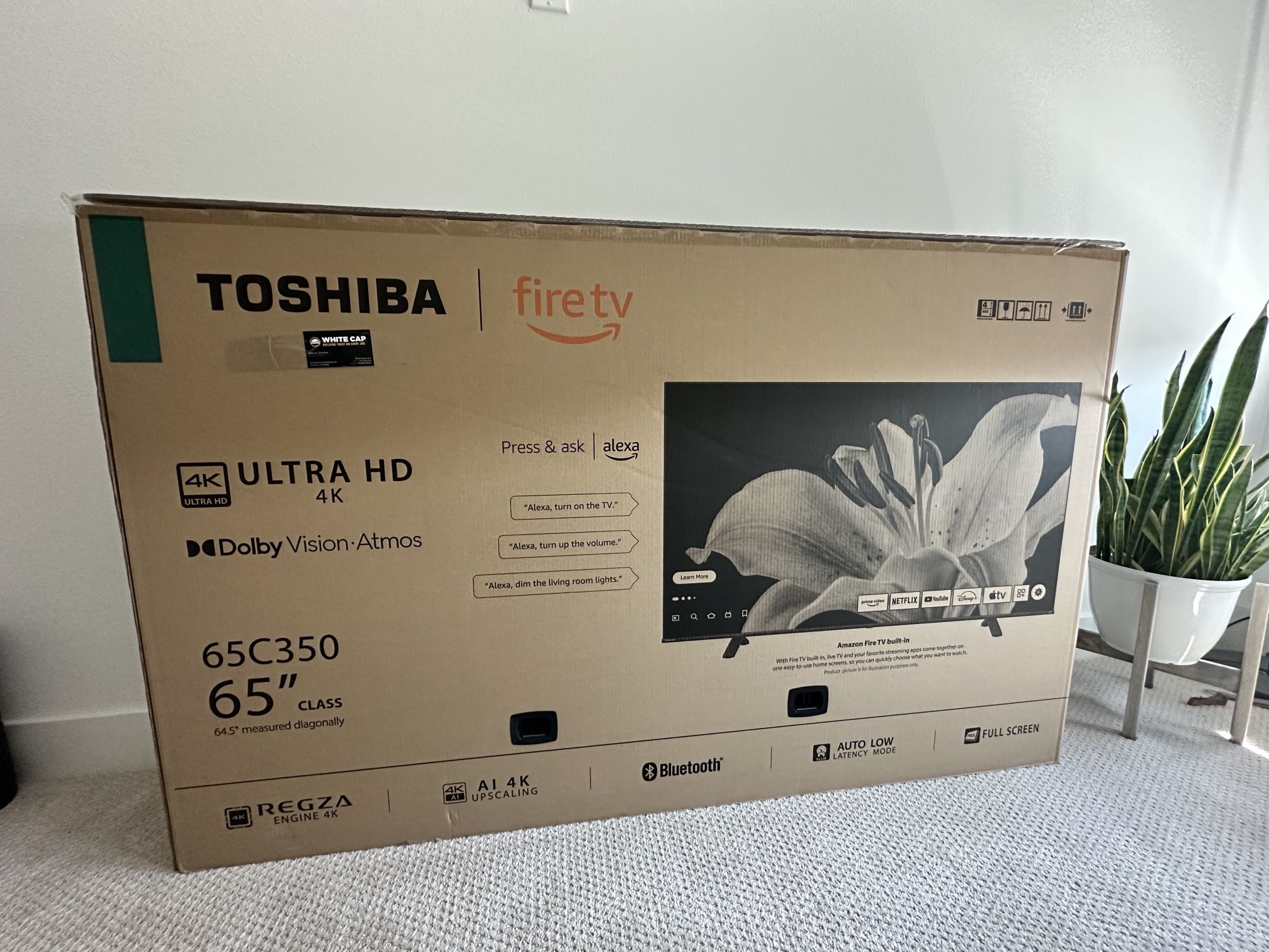 65” Toshiba 4K UHD TV with Amazon Fire (Brand New Unopened)