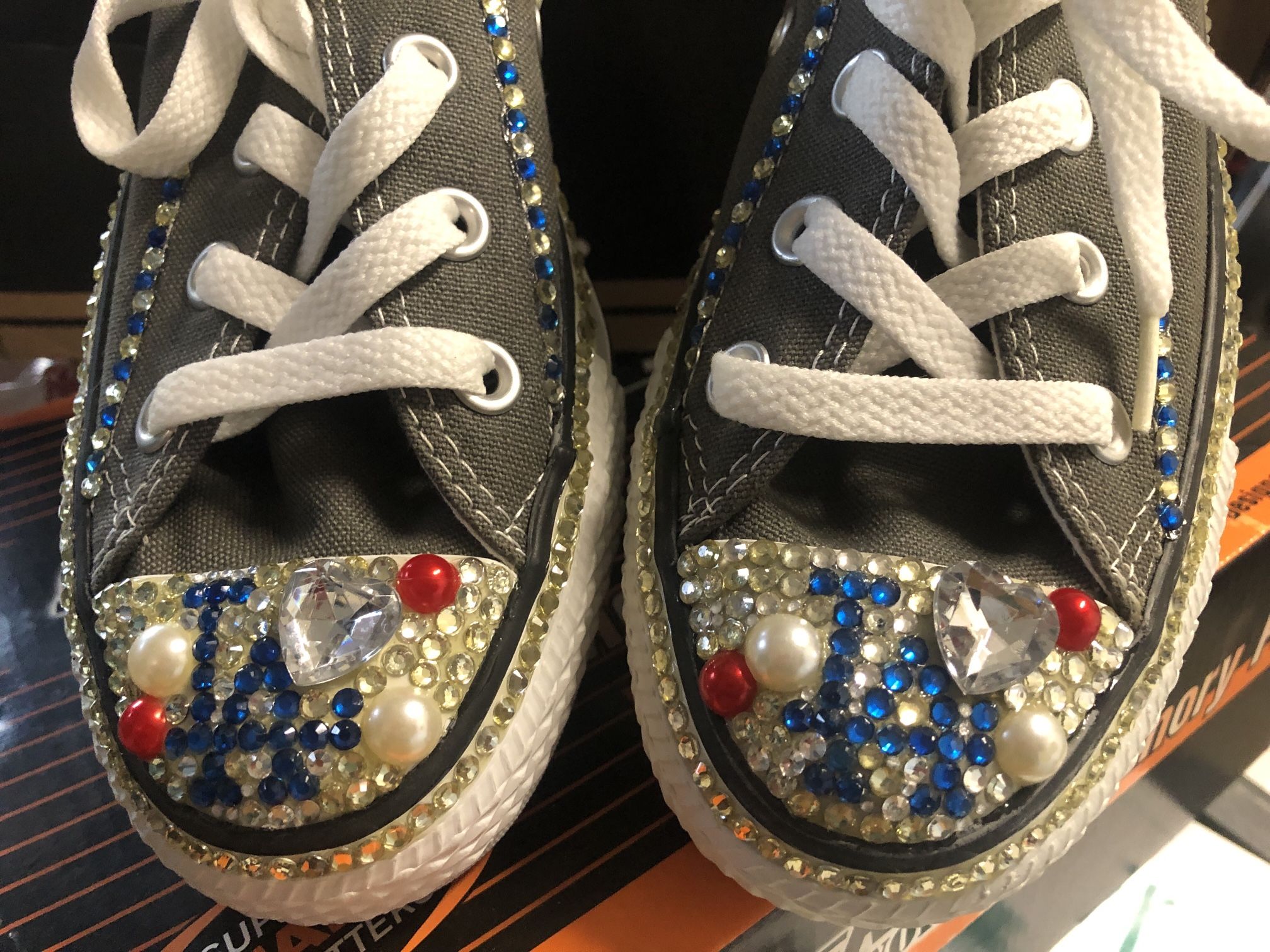 LA Dodgers Customized Converse (women)