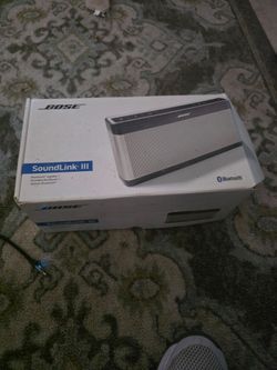 Bose Bluetooth speaker