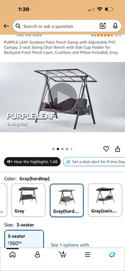 Swing set