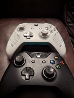 X Box With Controllers