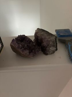 Amethyst cluster geodes