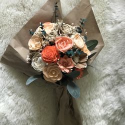 Beautiful Wood Flower Bouquet